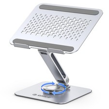 ORICO Laptop Stand 360 Rotating Aluminum Foldable ST10-SV Silver Japan Import picture