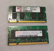 1pc Kingston DIMM2 2gb 2Rx8 PC2-6400s Laptop RAM Memory And 1pc Hynix 512mb... picture