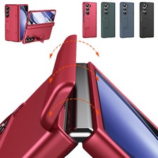 HOT For Samsung Galaxy Z Fold 5/4 Hidden Stand Hinge Luxury Slim Case Cover picture