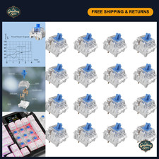 108Pcs Clickers for 3D Prints - Blue Clicky Keyboard Switches, Mechanical Gaming picture