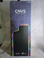 HYTE CNVS RGB lightning Non-Slip Gaming DESKMAT Desk Mouse Pad - Pitch Black picture