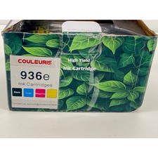 HP 936e Compatible High Yield Ink Cartridges Black Cyan Magenta Yellow 5 Pack picture