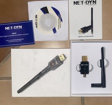 Net-Dyn USB WiFi Adapter 300Mbps 802.11n 2dBi Antenna PC Mac NEW In Box picture