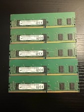 5x Micron 8GB DDR4-2666 ECC RDIMM Server RAM PC4-2666V 40GB Lot picture