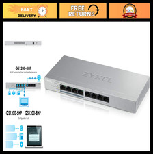 8-Port PoE+ Ethernet Switch | Web-Managed Network Hub | Gigabit Speed, Reliable picture