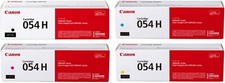Genuine 054H Complete 4-Color High Yield Toner Cartridge Set (CRG054HYCMYK) picture