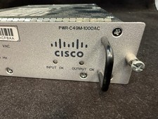 **Removed from test lab** CISCO PWR-C49M-1000AC 4900M AC POWER SUPPLY 1000W picture