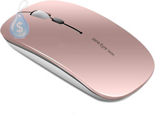 Q5 Slim Rechargeable Wireless Mouse, Silent Computer Mouse Rose Gold picture
