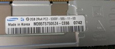 Samsung PC2-5300F DDR2 Server RAM M395T5750EZ4-CE66 Memory Server Lot 10x2GB  picture