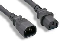 3FT Monitor to Computer - Power Extension Cable C13-C14 picture