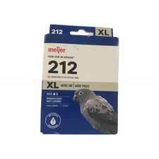 MEIJER 212XL Ink Cartridge Black XP-4100 4105A10 WF-2830 2850A10 NEW Sealed NIB picture
