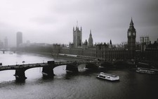 Landscape photography water bridge architecture building Custom Gaming Mat Desk picture