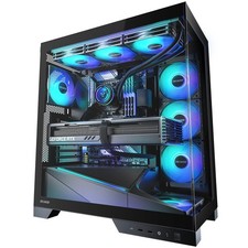 Aqua 9, ATX PC Case, 5 × 120mm ARGB PWM Fan Pre-Installed, Top & Side Dual 36... picture