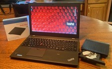 Thin Lenovo T550 Laptop Windows 7  i5 2.2ghz 8gb 320gb DVDRW Btooth Dual Battery picture