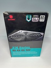 COOLMAX ZX Series 600w 80 plus certified SLI Ready Never opened picture