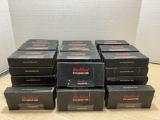 Lot of 5 McAfee MFE Standard Encrypted USB  1GB/ MAR419 picture
