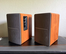 Edifier R1280T Powered Active 2.0 Bookshelf Speakers Wood Brown Dual RCA 3.5mm picture