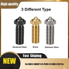 Hardened Steel Brass Copper Nozzle for QIDI X-SMART 3 PLUS 3 MAX 3 Q1 Pro FS picture