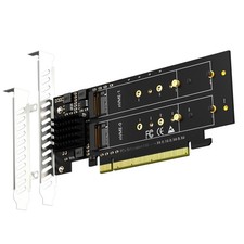 GLOTRENDS PA41 Quad M.2 NVMe to PCIe 4.0 X16 Adapter Without PCIe Bifurcation... picture