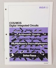 1979 RCA CMOS/MOS Digital Integrated Circuits Selection Guide, 26 pp  picture