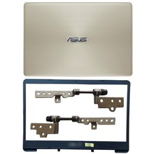 New for ASUS VivoBook X411 X411UF X411UN UA Gold Top LCD Back Cover+Bezel+Hinges picture