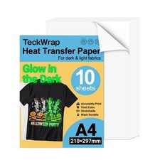 Printable Heat Transfer Paper for T-Shirts 10 Sheets, 8.3