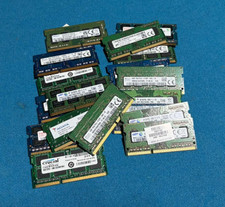 Lot of 15 4GB DDR3 Laptop RAM SO-DIMM 60GB Total Samsung Hynix Crucial Mixed picture