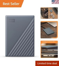 WD 2TB My Passport Portable Hard Drive, Works with USB-C and USB-A, Windows P... picture