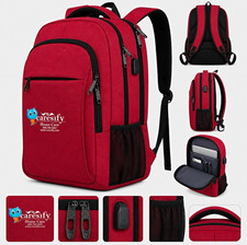 Caresify Every Day Laptop Backpack with USB Charging Port, Water-Resistant 15.6” picture