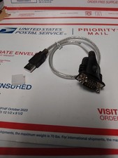 Manhattan 18 in. USB to Serial Adapter Cable with Gold Plated Contacts | 205146 picture