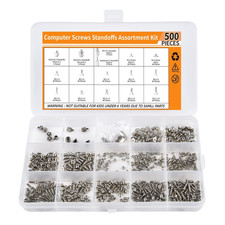 500PCS M.2 SSD Screw Kit Standoff & Mounting Screws for ASUS MSI Gigabyte PC picture