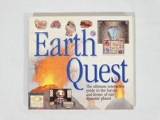 Vintage 1997 Earth Quest Interactive Learning CD-ROM PC Windows Apple Macintosh picture