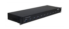 SEDNA - 19 Inch 1U Rack Mount 10 Port USB 3.2 Gen II Hub (10Gbps) with 5V 10A... picture