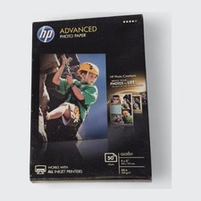 New HP Advanced Photo Paper, Glossy, 65 lb, 4 x 6 in., 50-Sheets, F4T22A picture