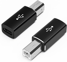 USB C Female to Printer Male Adapter , USB Type C to USB B Convert Connector picture