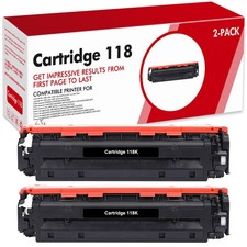 2PK Black Toner Cartridge for Canon 118 ImageClass MF726CDW MF8580CDW LBP7660CDN picture