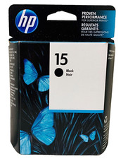 Genuine HP 15 6615a Black Ink Cartridge Deskjet picture