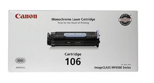 Canon 106 Black Toner Genuine OEM 5000 Pages Laser Cartridge New picture