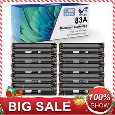 10 Black 83A CF283A Toner Cartridge For HP Laserjet Pro M125nw M127fw M127fn mfp picture