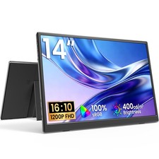 Portable-Monitor-for-Laptop 14 inch FHD 1920 * 1200P USB C HDMI Ultra-Slim IP... picture