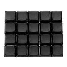 20Pcs PBT Keycap Set Mechanical Numeric Keypads for Keyboard Black picture