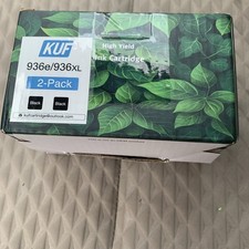 KUF Compatible for HP 936e/936XL High Yield Black Inkjet Ink Cartridge 2-Pk  picture