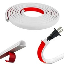 Flexible Self-Adhesive Wall Cable Hider 5 meter Cord Management Wire Cover picture