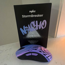 PWNAGE StormBreaker Wireless Gaming Mouse Nachocustomz Purple Limited Edition picture