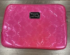 Loungefly x Hello Kitty Embossed Hot Pink Laptop Sleeve Case Sanrio 14” x 10” picture
