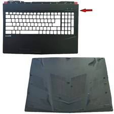 Black Upper Case Palmrest/Bottom Case Cover For MSI GL63 GP63VR MS-16P5 MS-16P7 picture