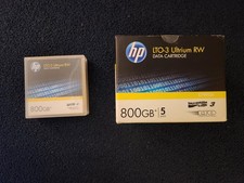 Lot of 6 HP LTO-3 Ultrium RW Data Tapes C7973A 5 Sealed + 1 Loose Unused picture