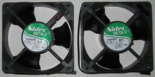 2X Nidec Beta 120mm Fan - 12 V DC - 4000 RPM - Thermistor Auto Speed Adjustment picture