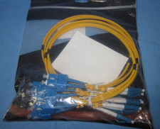 a Five Pack of FOBOIU Fiber Optic Patch Cables picture