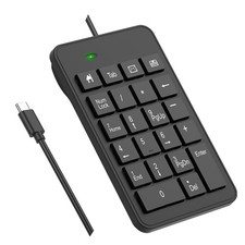 Wired USB C Number Pad - 23 Keys Type C Numeric Keypad Upgraded Version of 10... picture